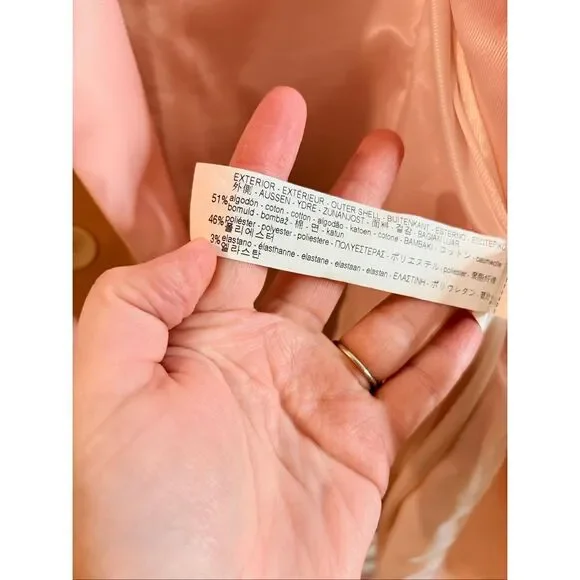 ZARA | WOMAN • Pink Double Breasted Blazer • Ladies Size M - Picture 5 of 14